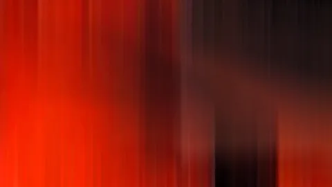 Vertikal verwischte rote Streifen auf der linken Seite, die in eine fast schwarze Fläche auf der rechten Seite übergehen.