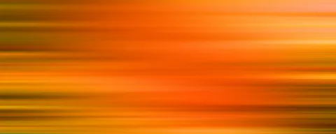 Abstrakte horizontale Streifen in Orange, Gelb und Rot, die wie verwischte Lichtbahnen von links nach rechts verlaufen.