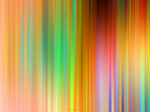 Vertikale, weich verlaufende Streifen in Gelb, Orange, Grün, Blau und Magenta.
