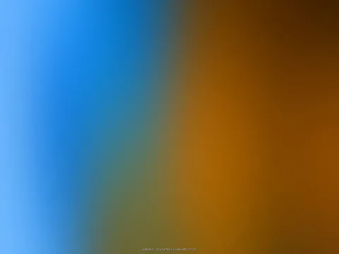Weicher Farbverlauf von hellblau links über dunkles Blau in die Mitte bis zu Orange und dunklem Braun rechts oben.