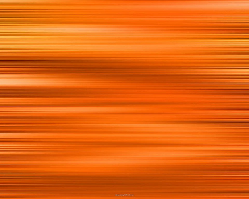 Abstrakte Fläche aus waagerechten, unscharfen orangefarbenen Linien mit hellen und dunklen Streifen.