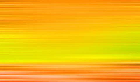 Verwischte horizontale Streifen in Orange, Gelb und Hellgrün, die von oben nach unten ineinander übergehen.