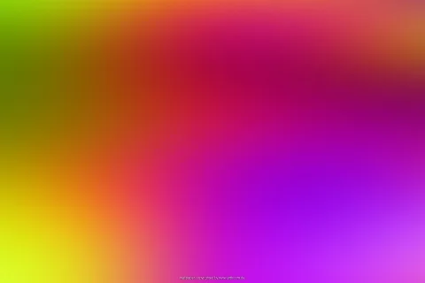 Unscharfer Farbverlauf von Grün und Gelb über Orange und Rot bis zu Magenta und Violett, mit einem kleinen Copyright-Hinweis unten in der Mitte.
