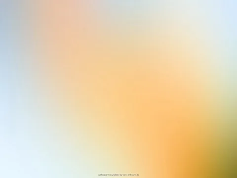 Unscharfer Farbverlauf von Hellblau links über Pfirsich und Orange bis zu Olivgrün rechts unten.