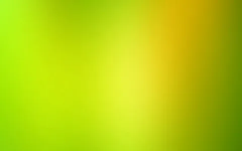 Weicher Farbverlauf von Limettengrün über Gelb zu Orange im oberen rechten Bereich, am rechten Rand dunkleres Grün.