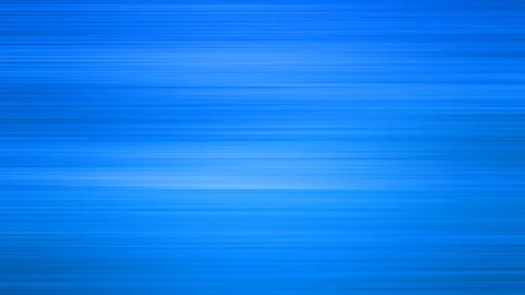 Blauer abstrakter Hintergrund mit horizontalen, unscharfen Lichtstreifen und einem hellen Band in der Mitte