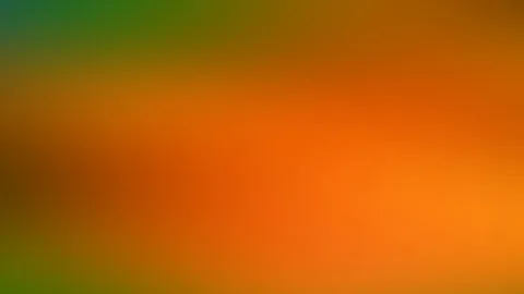 Unscharfer Farbverlauf: Grün oben links geht über Orange in der Mitte und Braun am linken Rand