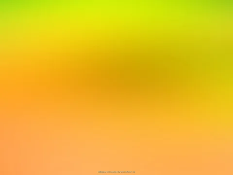 Weicher Farbverlauf von hellem Grün oben über Gelb bis Orange unten, in der Mitte ein dunklerer, bräunlicher Schatten.