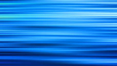 Abstraktes Muster aus horizontalen blauen Streifen mit hellen Lichtbahnen, die von links nach rechts verlaufen und nach unten dunkler werden.