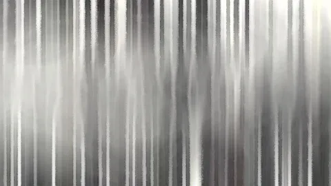 Abstraktes Bild aus vertikalen grauen und weißen Schlieren mit weichen, verwischten Übergängen.