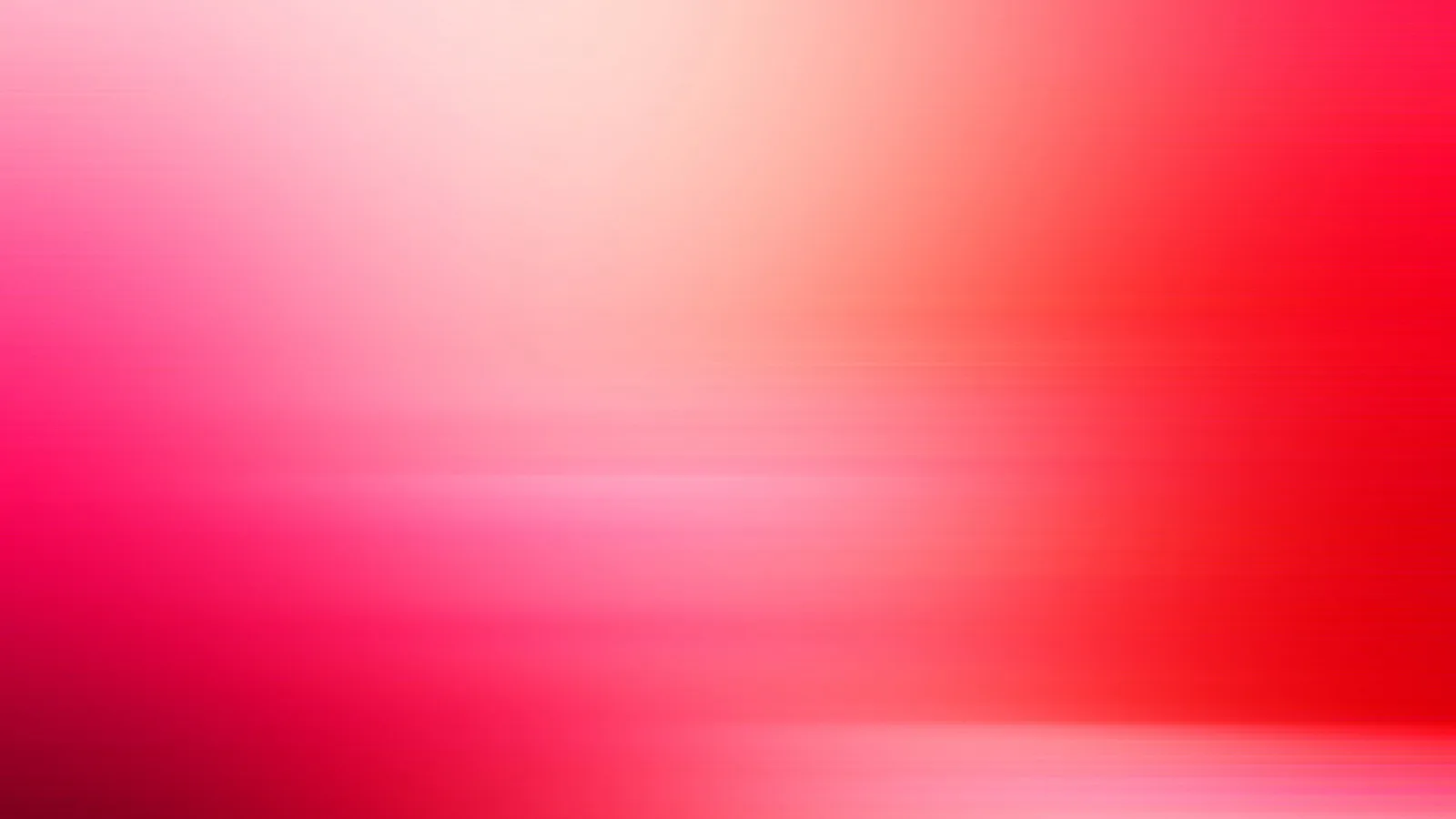 Abstrakter Farbverlauf in Rot und Rosa mit weichen, horizontalen Schlieren; oben hell und fast weiß, unten dunkler, rechts intensives Rot.