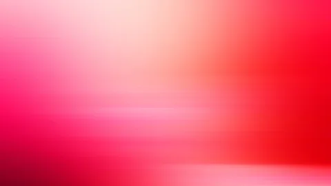Abstrakter Farbverlauf in Rot und Rosa mit weichen, horizontalen Schlieren; oben hell und fast weiß, unten dunkler, rechts intensives Rot.
