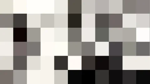 Abstraktes Raster aus rechteckigen Blöcken in Grau-, Beige- und Schwarztönen, ohne erkennbares Motiv.