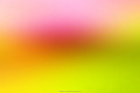 Unscharfer Farbverlauf von Rosa oben über Orange und Rot in der Mitte bis zu Gelb und Gelbgrün unten.