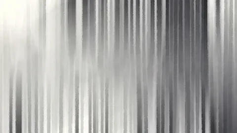 Abstraktes Bild aus vertikalen grauen, weißen und schwarzen Streifen mit weichen, verwischten Übergängen.