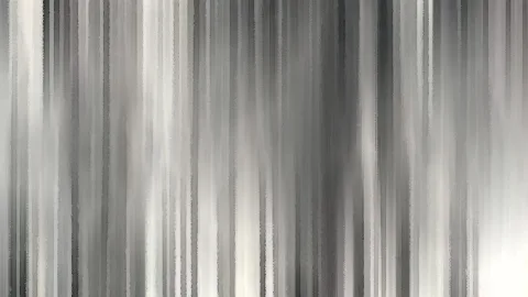 Abstraktes Bild aus vertikalen grauen, weißen und dunklen Schlieren mit leicht malerischer Textur