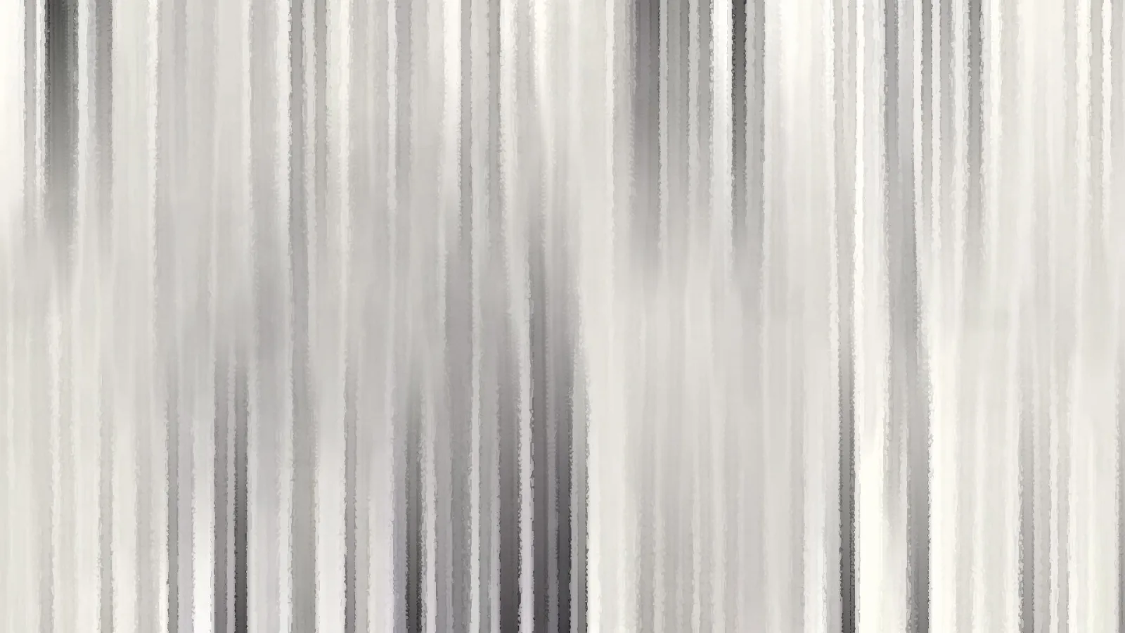 Abstraktes Bild aus vertikalen grauen und weißen Schlieren mit weichen, verwischten Kanten