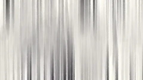 Abstraktes Bild aus vertikalen grauen und weißen Schlieren mit weichen, verwischten Kanten