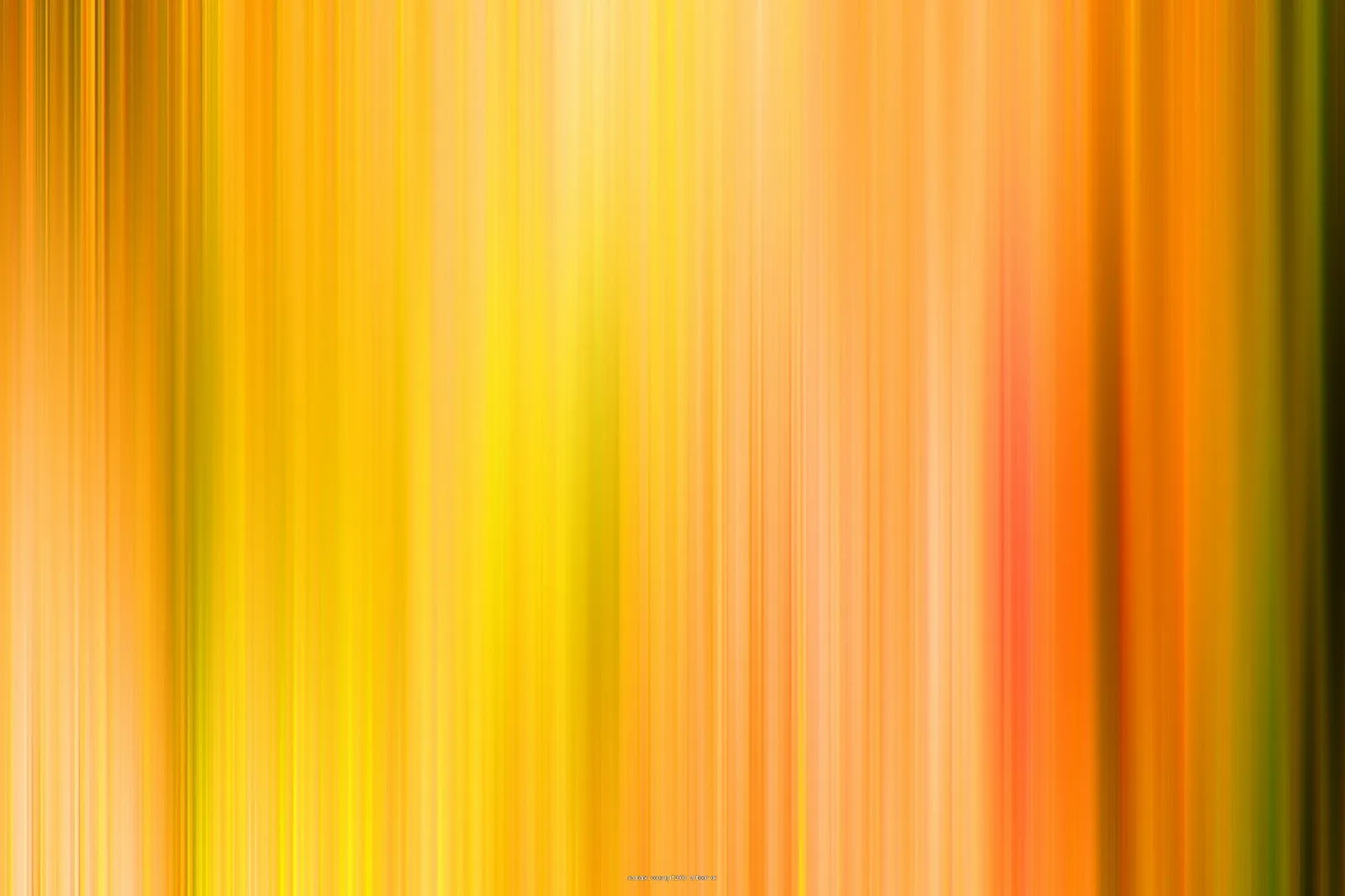 Verschwommene vertikale Streifen in Gelb, Orange und Rot, die von links nach rechts ineinander übergehen, am rechten Rand dunkles Olivgrün.