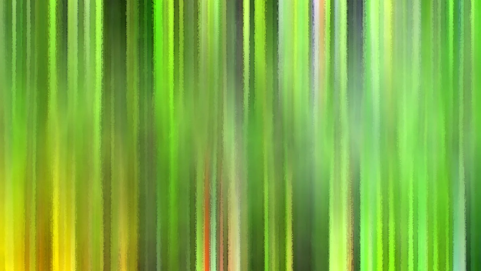 Abstrakte vertikale Streifen in Grün und Gelb mit verwischten Kanten, am unteren Rand leuchtend gelb.