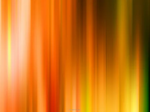 Abstraktes Bild aus vertikalen, unscharfen Streifen in Orange, Gelb, Braun und Dunkelgrün, zum rechten Rand hin dunkler.