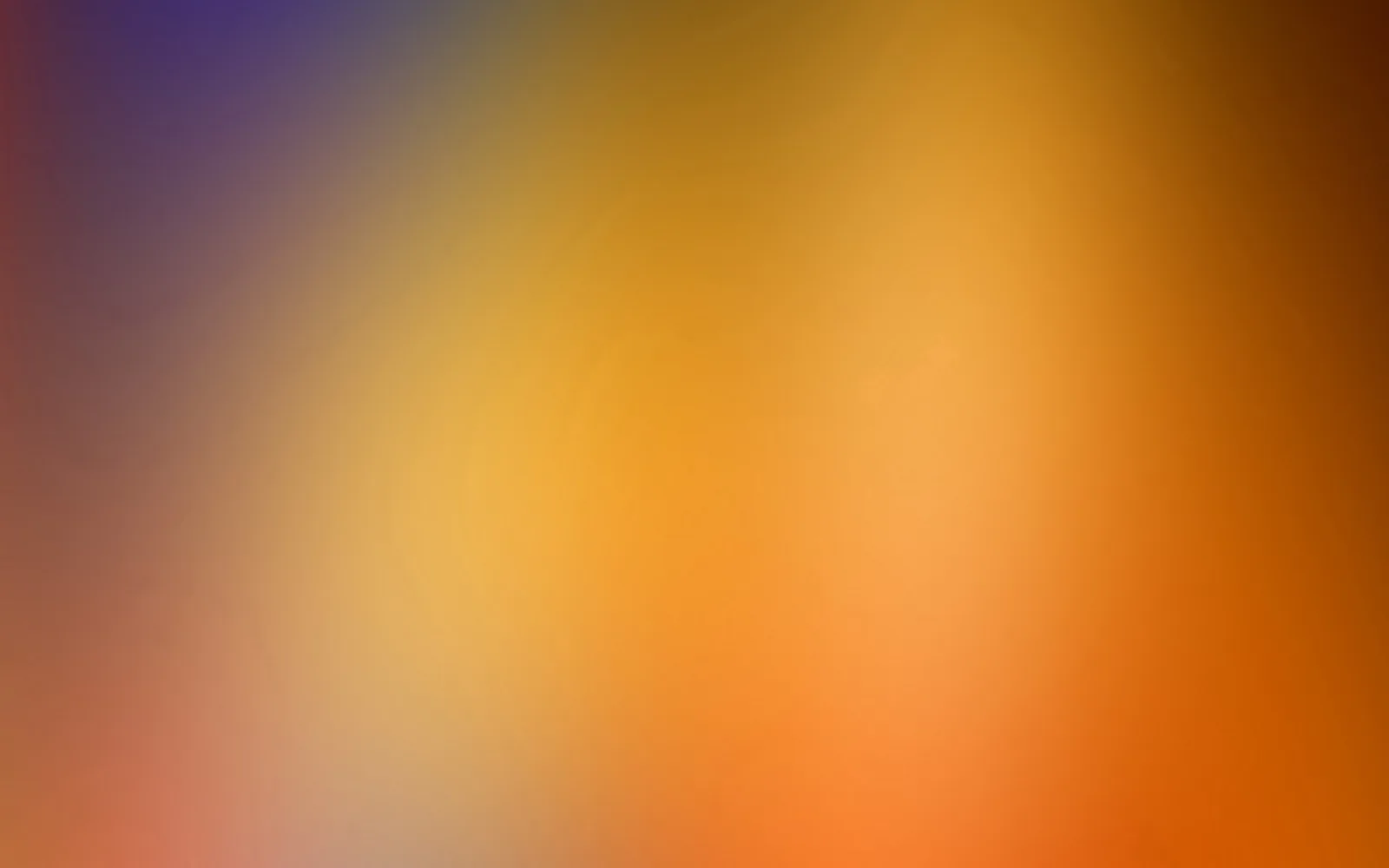Weich verlaufender Farbverlauf: Violett oben links, Gelb und Orange in der Mitte, Dunkelbraun oben rechts.