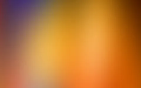Weich verlaufender Farbverlauf: Violett oben links, Gelb und Orange in der Mitte, Dunkelbraun oben rechts.