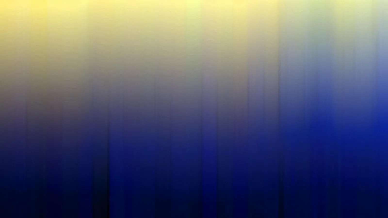 Abstrakter Farbverlauf von gelbem Licht oben zu tiefblauen Tönen unten, durchzogen von feinen vertikalen Streifen.