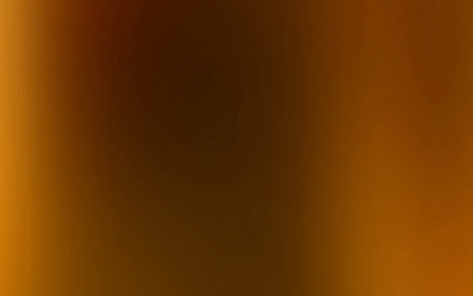 Weicher Farbverlauf in Orange und Braun, am Rand heller, in der Mitte dunkel und fast schwarz.