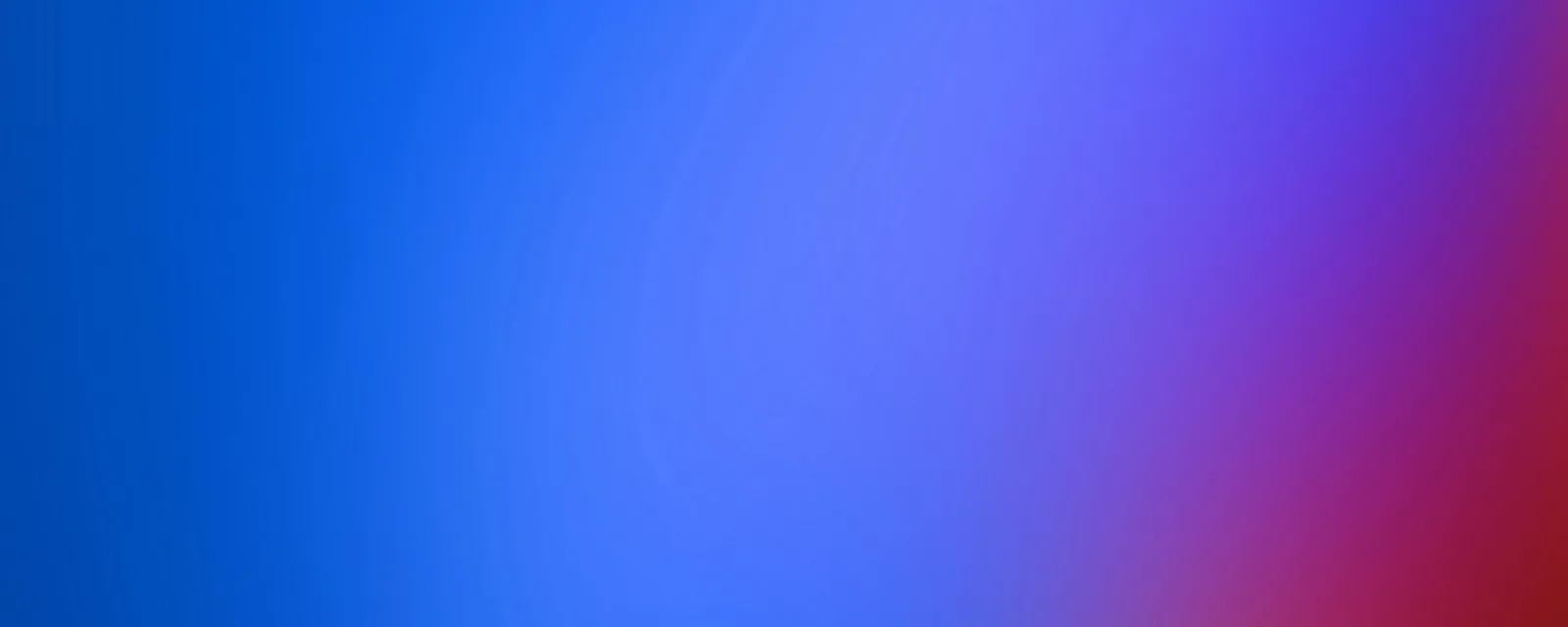 Weicher Farbverlauf von tiefblau links über Violett bis zu dunklem Rot rechts, ohne erkennbare Motive.