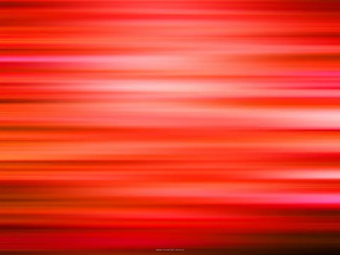 Abstrakte Komposition aus horizontalen, verwischten Streifen in Rot, Orange und Pink, unten dunkler werdend.