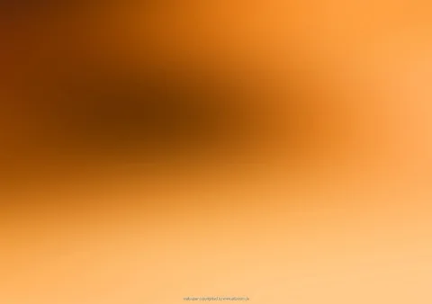 Unscharfer Verlauf in Orange und Braun, dunkler Schwerpunkt links der Mitte, nach unten hell werdend zu Pfirsichton.