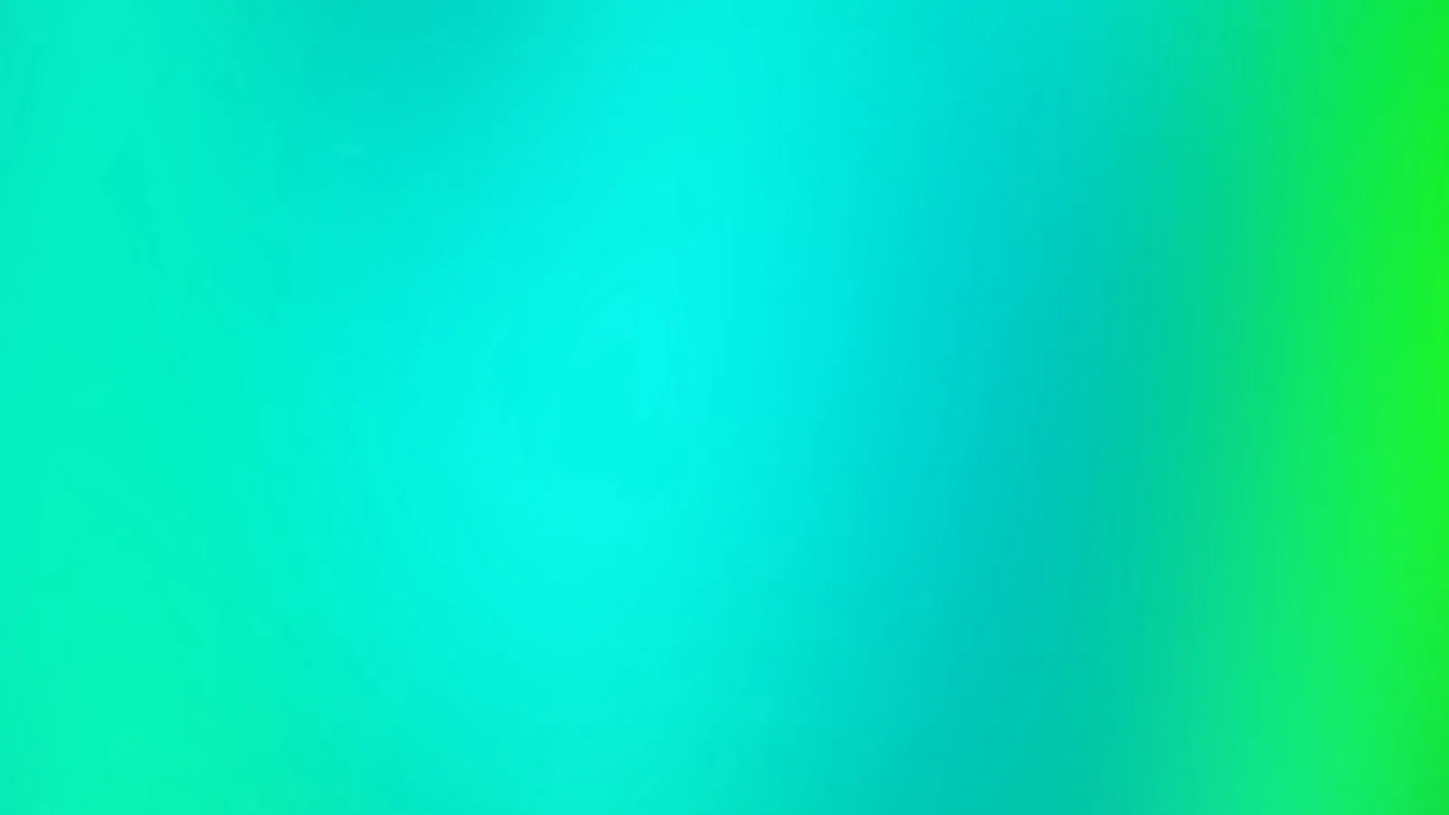 Weicher Farbverlauf von Türkis über Cyan bis zu leuchtendem Grün, nach rechts hin intensiver.