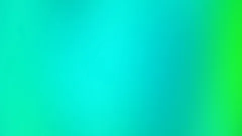 Weicher Farbverlauf von Türkis über Cyan bis zu leuchtendem Grün, nach rechts hin intensiver.