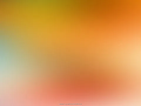 Unscharfer Farbverlauf von Gelb und Orange oben über Korallrot bis Rosa unten, links mit blassem Türkis.