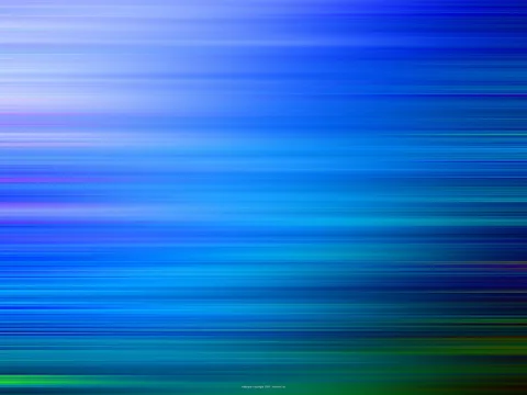 Horizontal verwischte Linien in verschiedenen Blautönen, die von helleren Tönen oben in dunklere Blau- und Grüntöne unten übergehen.