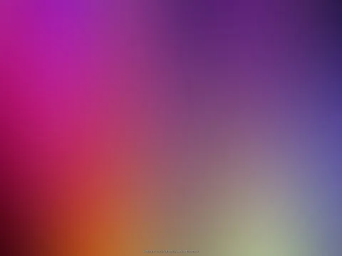 Weich verlaufender Farbverlauf von Magenta oben links über Violett bis zu Orange und Olivgrün unten rechts, ohne erkennbare Formen.