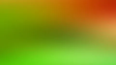 Unscharfer Farbverlauf von Gelbgrün links unten über Olivgrün bis Orange und Rotbraun oben rechts.