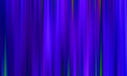 Vertikal verlaufende Streifen in Violett und Blau, durchzogen von einzelnen grünen und roten Linien.