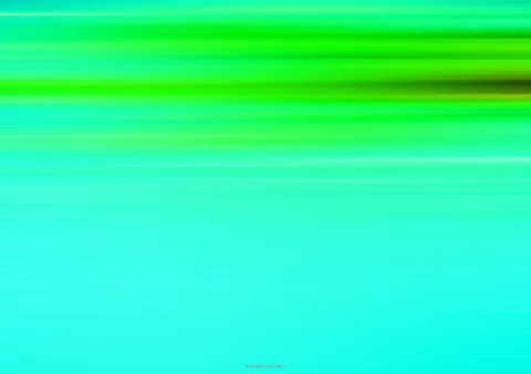 Abstrakte horizontale Streifen in Grüntönen und Cyan, oben dichter und heller grün, nach unten in ein gleichmäßiges Türkis übergehend.