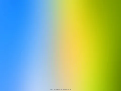 Weich verwischter Farbverlauf von Blau links über Gelb in der Mitte zu Grün rechts, ohne erkennbare Motive.