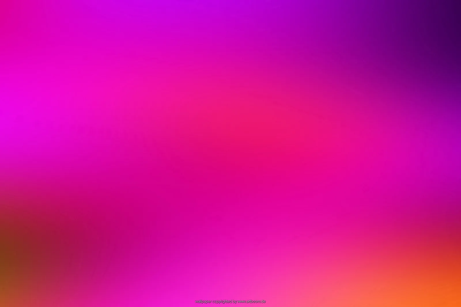 Weicher Farbverlauf von Magenta über Pink und Violett, der unten rechts in Orange übergeht.