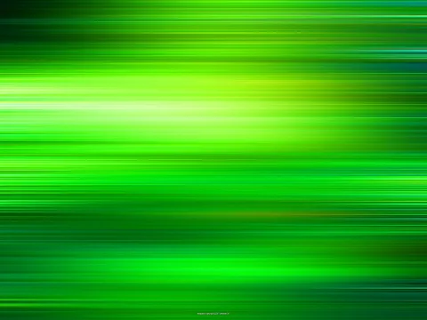 Horizontale grüne Streifen mit hellerem Leuchten in der Bildmitte, nach oben und unten dunkler werdend.