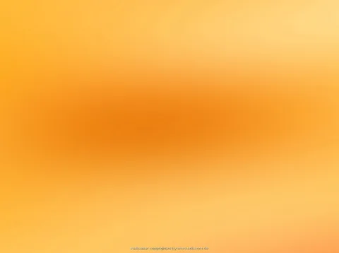 Weich verlaufender Farbverlauf in Orange und Gelb, im Zentrum etwas dunkler und zu den Rändern heller, unten rechts ein leichter Rosaton.