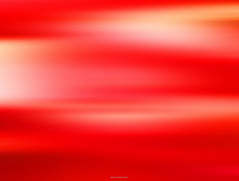 Horizontale, weich verwischte Streifen in Rot mit hellen cremefarbenen Lichtbändern.