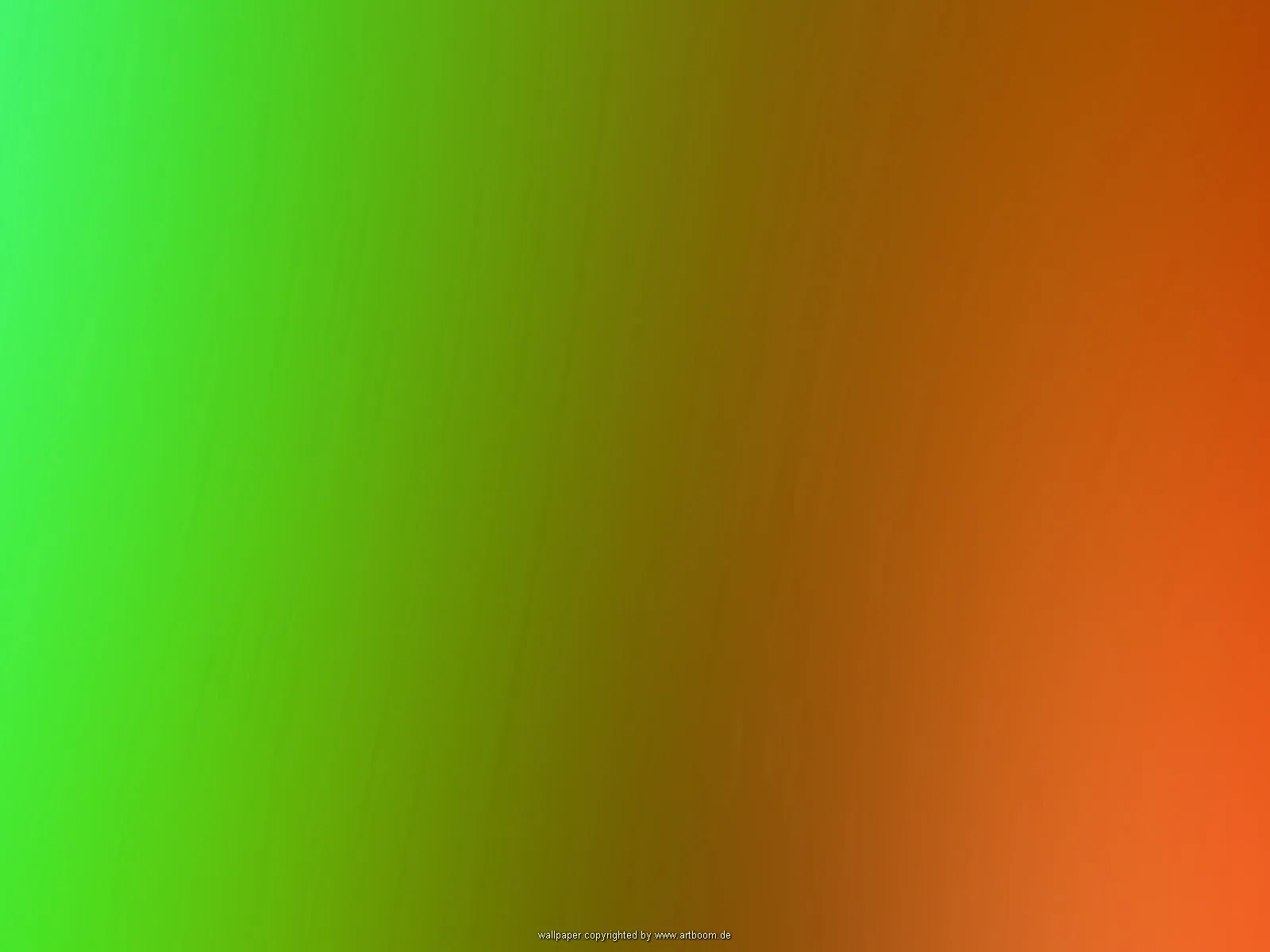 Diagonaler Farbverlauf von Grün links zu Orange rechts, mit feinen Streifen.