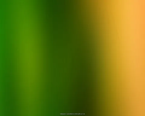Weiche vertikale Streifen wechseln von kräftigem Grün über einen dunklen Mittelbereich zu Gelb und Orange.