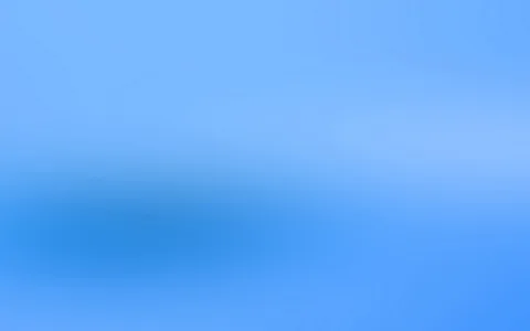 Weich verlaufende Fläche in Blau: oben und rechts hell, links unten ein dunklerer, unscharfer Schatten.