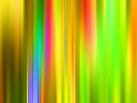 Abstraktes Muster aus vertikalen, unscharf verlaufenden Streifen in Gelb, Grün, Orange, Rot, Magenta und Blau.