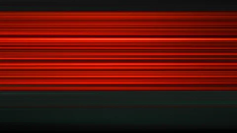Horizontale rote Lichtstreifen unterschiedlicher Helligkeit auf dunklem Hintergrund, oben und unten dunkle Flächen.